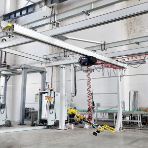 Overhead rail manipulator